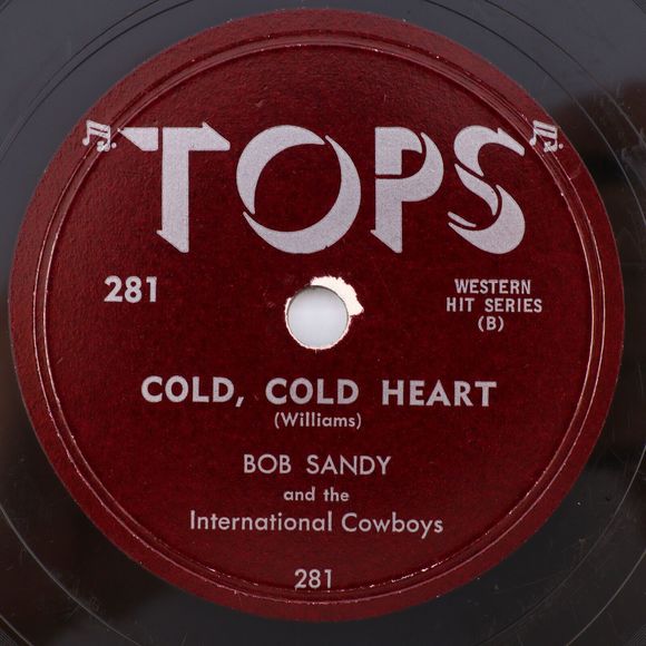 Mimi Martel, Bob Sandy - Beautiful Brown Eyes / Cold Heart 78rpm Record TOPS 281 - Picture 1 of 16